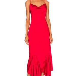 Revolve Red Midi Elliatt Abaco dress NWT